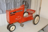 ALLIS-CHALMERS 200 PEDAL TRACTOR, CASTING IS CRACKED, REAR HITCH NEEDS REPAIR, NEEDS RESTORATION,