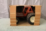 1/16 HESSTON 140-90, DUALS, TRACTOR NEEDS CLEANING, BOX HAS WEAR