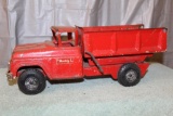 BUDDY L DUMP TRUCK, HAS BEEN PLAYED WITH, NO BOX
