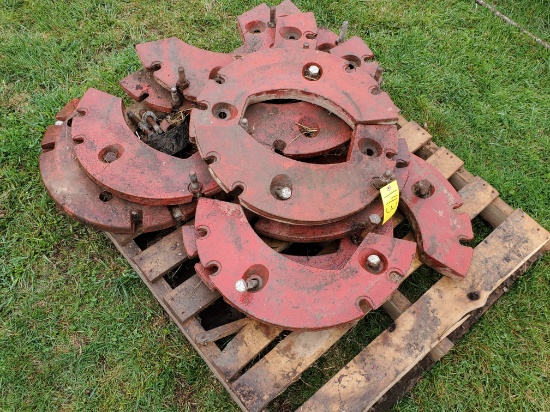 Qty 14 IH Half Wheel Weights