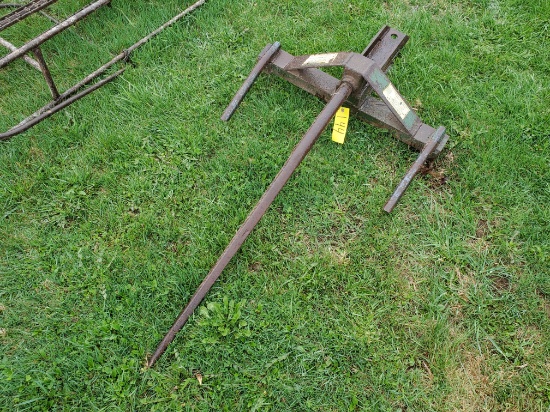 Bucket Mount Round Bale Spear