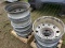 Qty. Of (7)  8.25 X 22.5 Aluminum Budd Truck Wheels