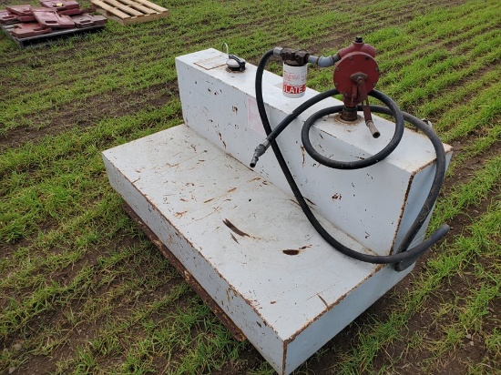 105 Gallon L Shape Truck Fuel Tank With  Pump