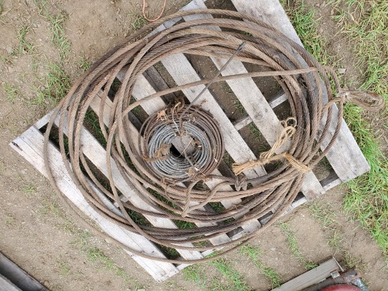 Pallet Of Steel Cable
