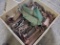 Crate Of New Hook & Eye Barn Cleaner Chain & Tapered Paddles