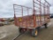 H&S 8X16 Bale Rack with H&S 8 Ton Running Gear
