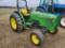 1993 John Deere 5300 2 Wheel Drive Open Station Tractor