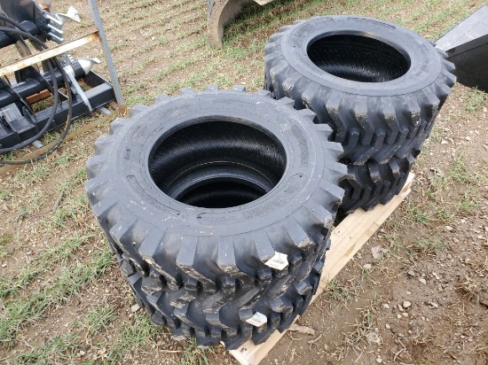 (4) New Camso 12-16.5  12 Ply Skid Steer Tires