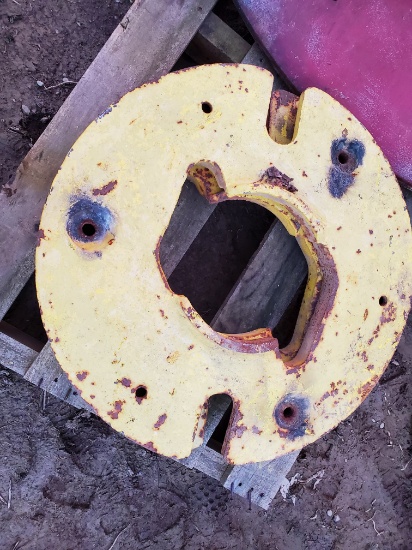 (2) John Deere Rear Wheel Weights