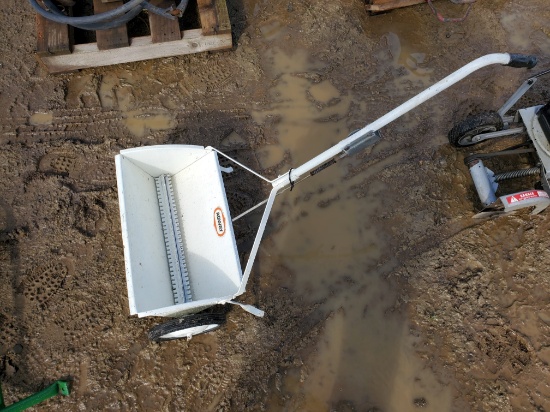Agway Push Drop Spreader