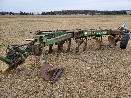 John Deere 2600 5 X 20 Semi Mount Plow With Buster Bar Harrow