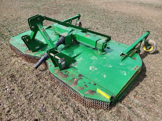 John Deere MX10 3PH Rotary Cutter with Dual Tailwheels