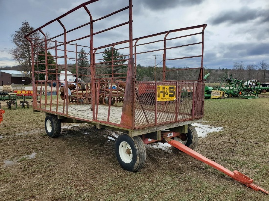 H&S 8 X 16 Steel Bale Throw Rack with Kory 6872 Gear