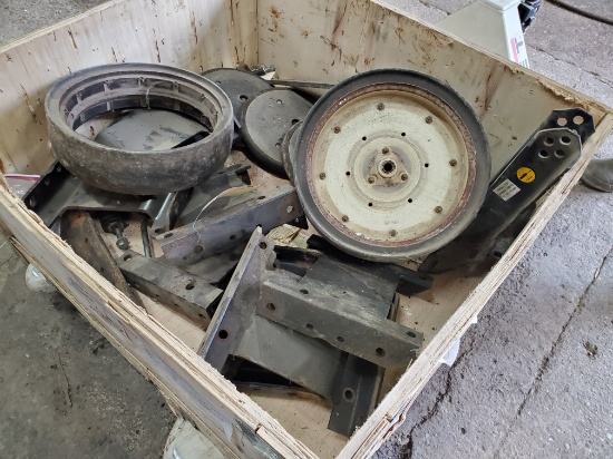 Crate Of Miscellaneous Kinze Planter Parts