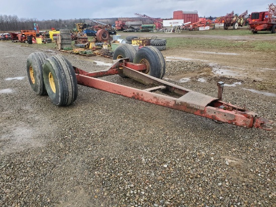 Tandem Axle Manure Spreader Undercarriage