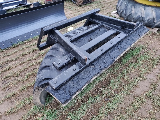 7' Skid Steer Tire Scraper