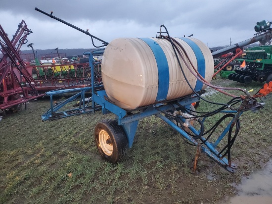 300 Gallon Pull Type Sprayer With 35' Boom