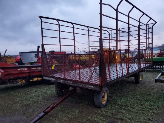 H&S 9×18 Bale Rack With Electric 8 Ton Gear