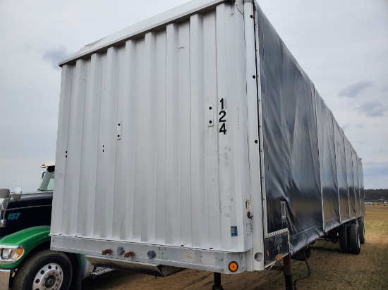 2002 Ritenouer 48' X 102" Flatbed Trailer With Aero Conestoga Kit
