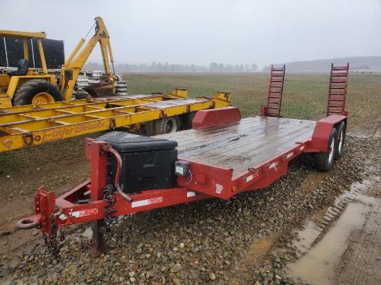 2011 Fobes 20' Tandem Axle Pintle Hitch Trailer