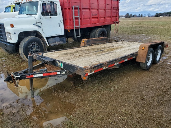 1997 Wards 16' Bumper Hitch Car Haul/Utility Trailer
