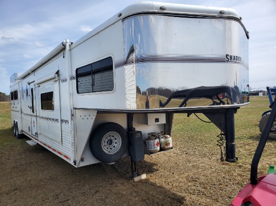 2008 Shadow 42' Gooseneck Horse Trailer