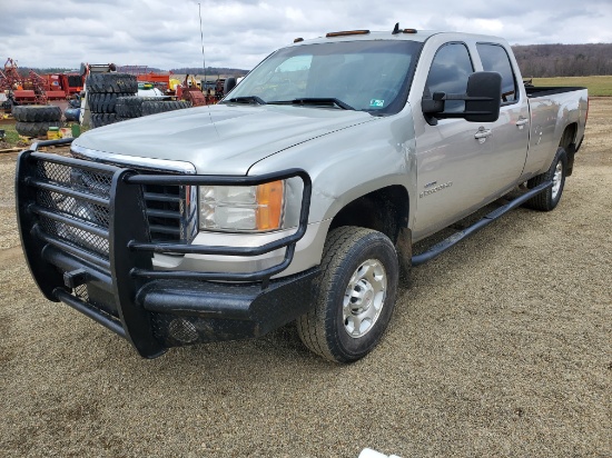 2008 GMC Sierra 3500 Duramax Truck, 4WD 4 Door 8' Bed