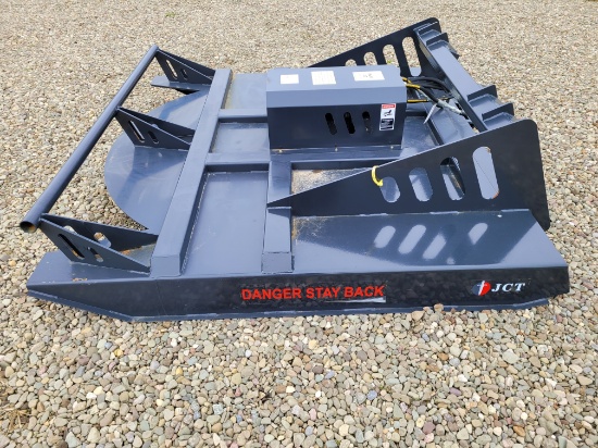 New JCT 72" Skid Mount Rotary Mower with Brush Guard
