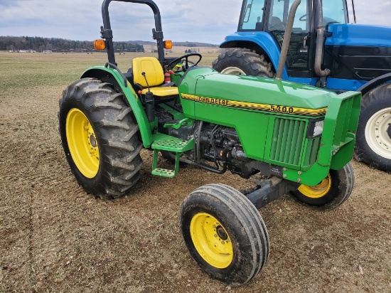 1993 John Deere 5300 2 Wheel Drive Open Station Tractor