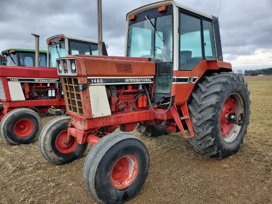 IH 1486 2WD Cab Tractor