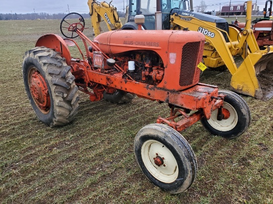 Allis Chalmers WD45 Gas Tractor with Wide Front End