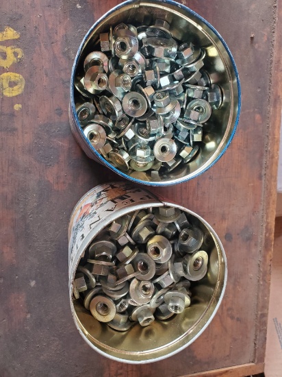 1 Can Of 5/16" & 1 Can Of 3/8" Flange Nuts