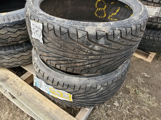 (2) 215/35R18 Sceptor Low Profile Tires Ray
