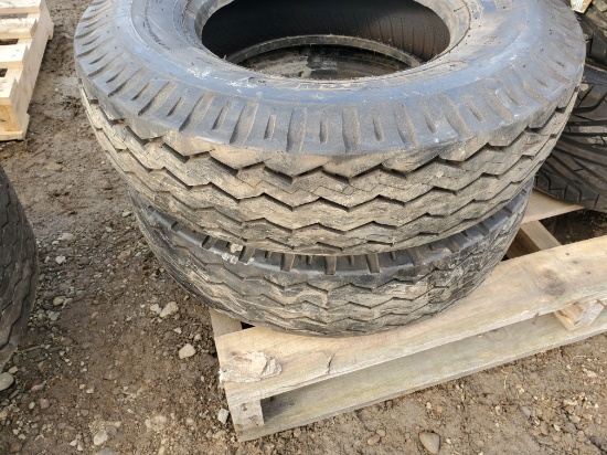 (2) Deestone 8-14.5 Trailer Tires
