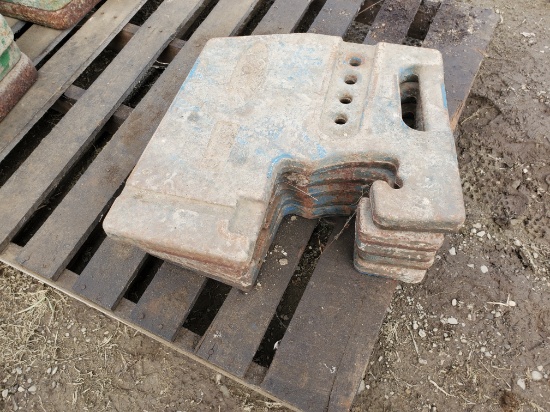 (5) Ford Front Tractor Weights