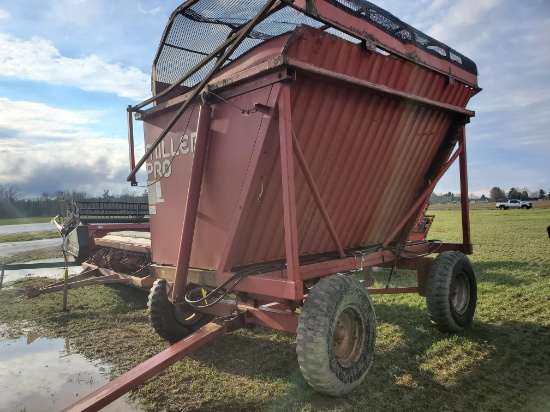 Miller Pro 4012 Side Dump Wagon With Gear & 11.00 X 20 Tires