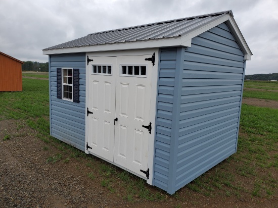 8' X 12' Storage Shed With Double Doors