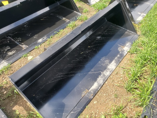 New 84" Universal Skid Steer Bucket