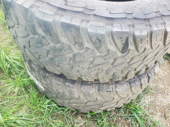 (2) Toyo Load Range E 285-75-17 Tires