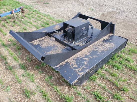 New 72" Skid Steer Rotary Cutter With Hoses