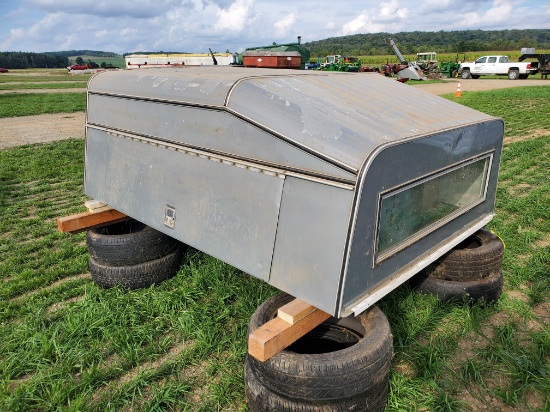 Used 7' Truck Service Cap With Side Doors And Storage Space