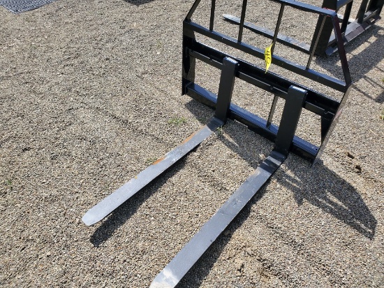 New Kivel 3500 Lb. 48" Skid Steer Pallet Forks