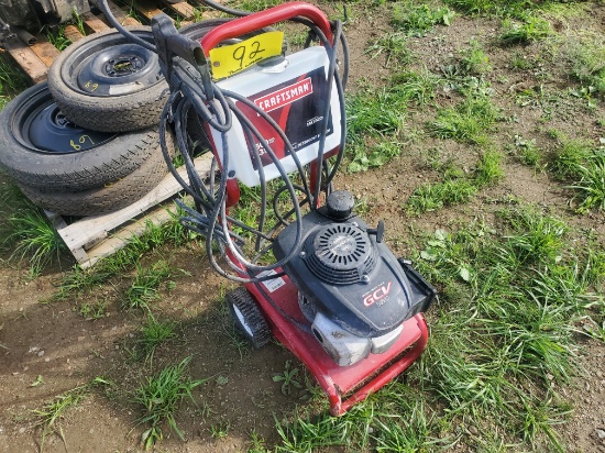 Craftsman 2500 Psi Portable Pressure Washer With Honda Gas Engine
