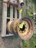 (2) Tire Rims Off Gehl Mixer 16.5L-16.1