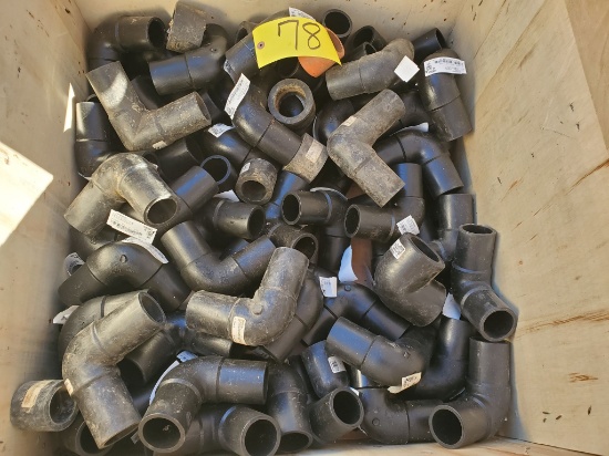 Crate Of Assorted 1", 1-1/2", 2" Butt Fuse Fittings