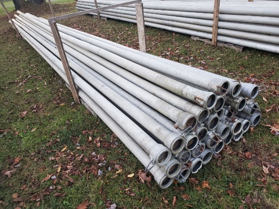 Qty (33) Lenths 4" X 30' Irrigation Pipe with TICO Couplers
