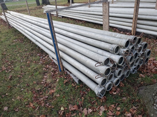 Qty (32) Lengths 4" X 30' Irrigation Pipe With Tico Couplers