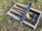 Bucket Mount Round Bale Spear With Stinger Tines