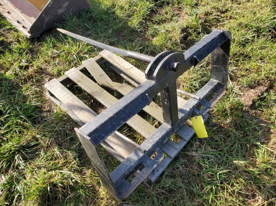 Universal Skid Steer Bale Spear With 48" Spear, Stinger Spears