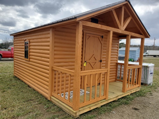 New 12 X 18 Cabin With Porch